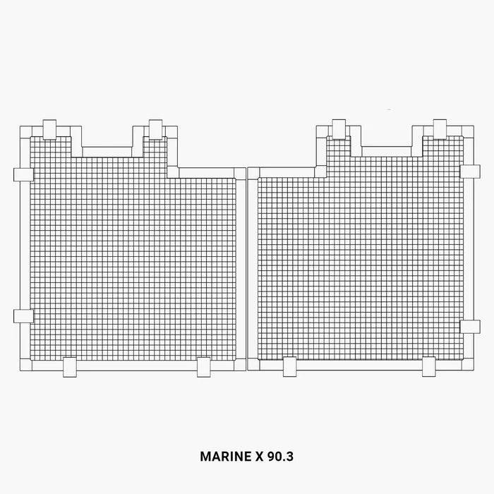 waterbox marine x mt mesh lid - cradle coast pet & aquarium