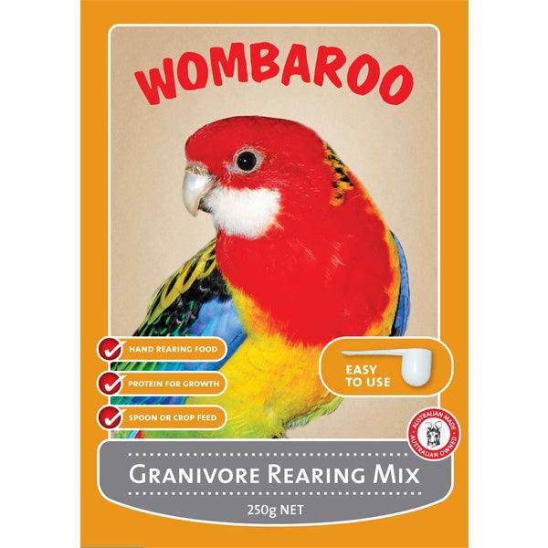 wombaroo granivore rearing mix - cradle coast pet & aquarium